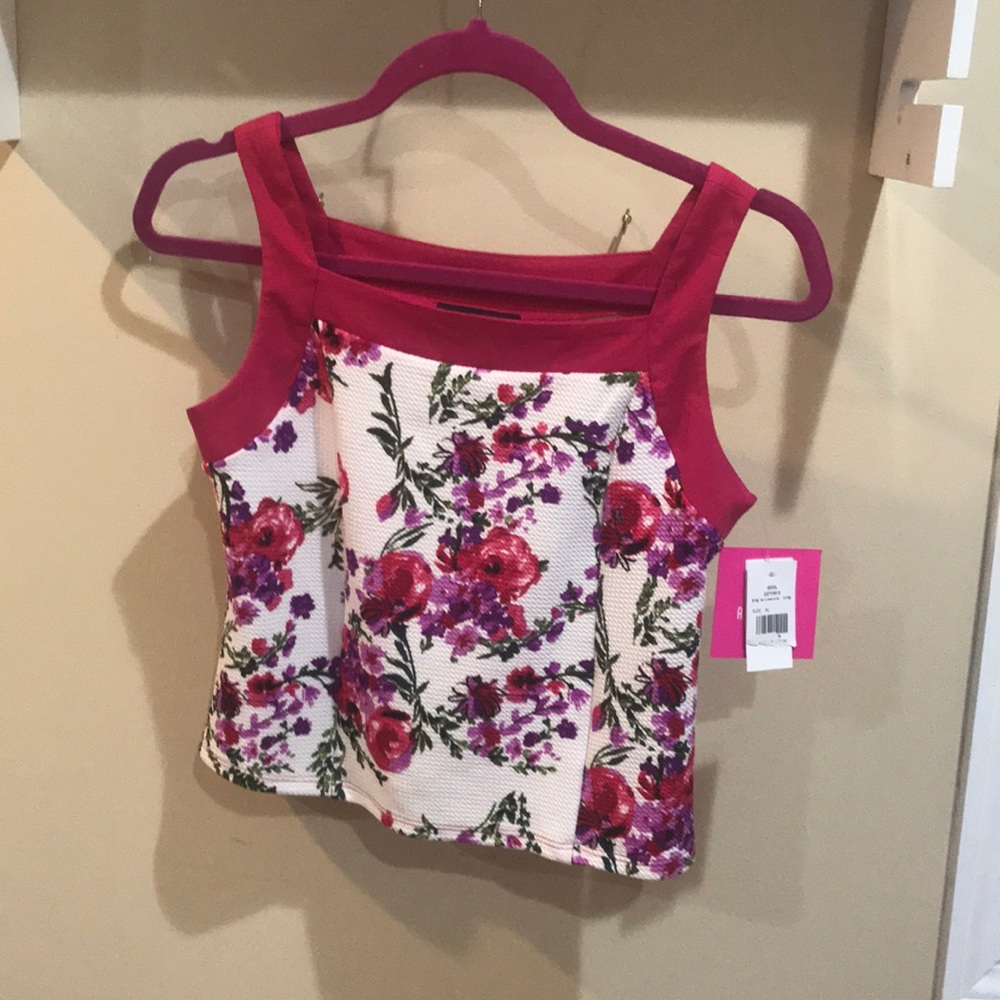 Floral shirt and skirt set